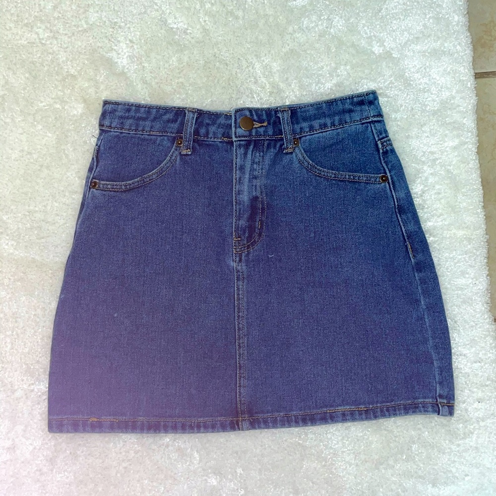 jean skirt